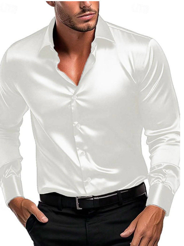Herren Seidenhemd - Elegant & Zeitlos