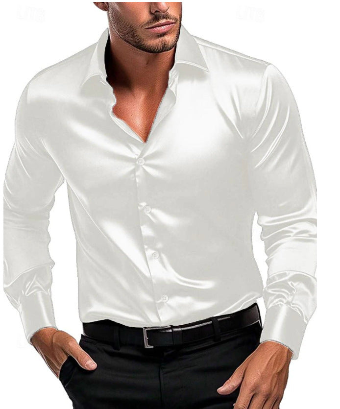 Herren Seidenhemd - Elegant & Zeitlos