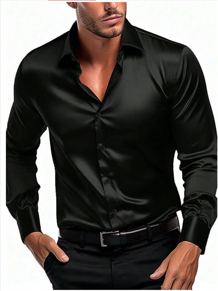 Herren Seidenhemd - Elegant & Zeitlos