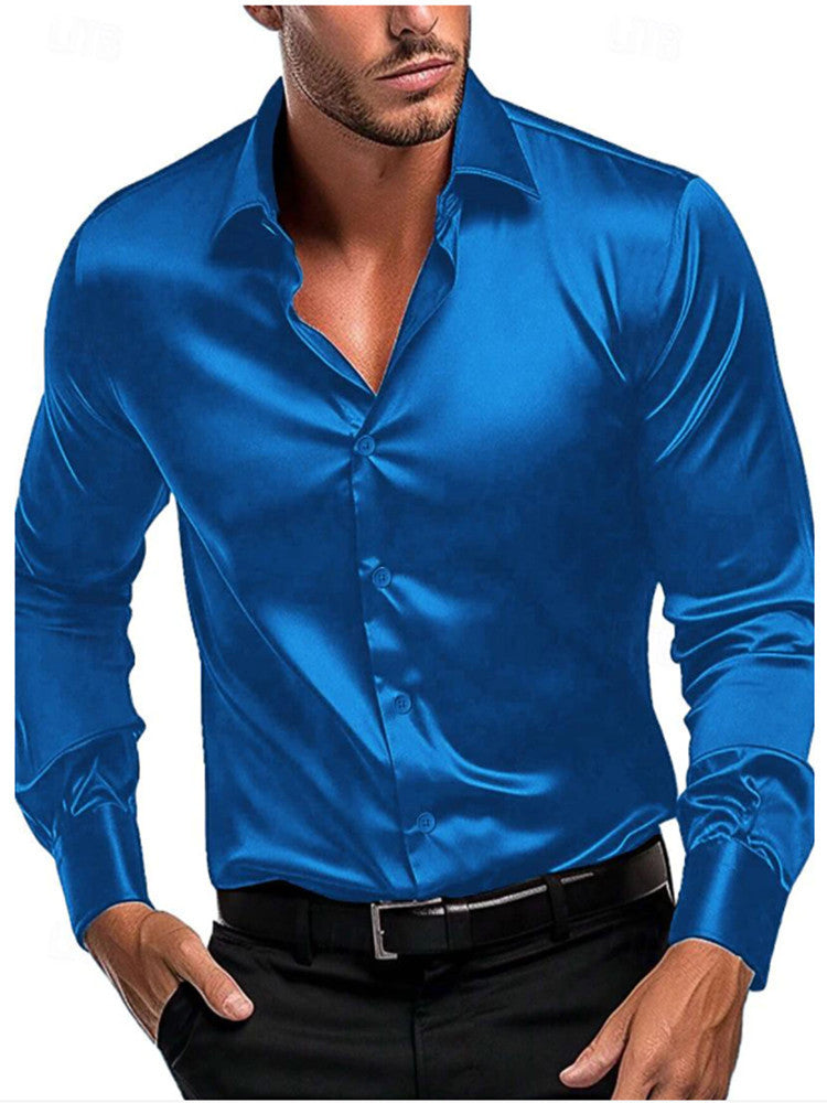 Herren Seidenhemd - Elegant & Zeitlos