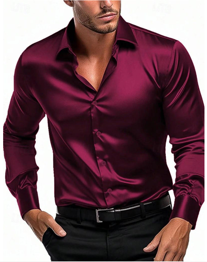 Herren Seidenhemd - Elegant & Zeitlos