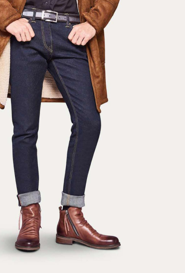 Hochwertige Lederstiefel mit rutschfester Sohle