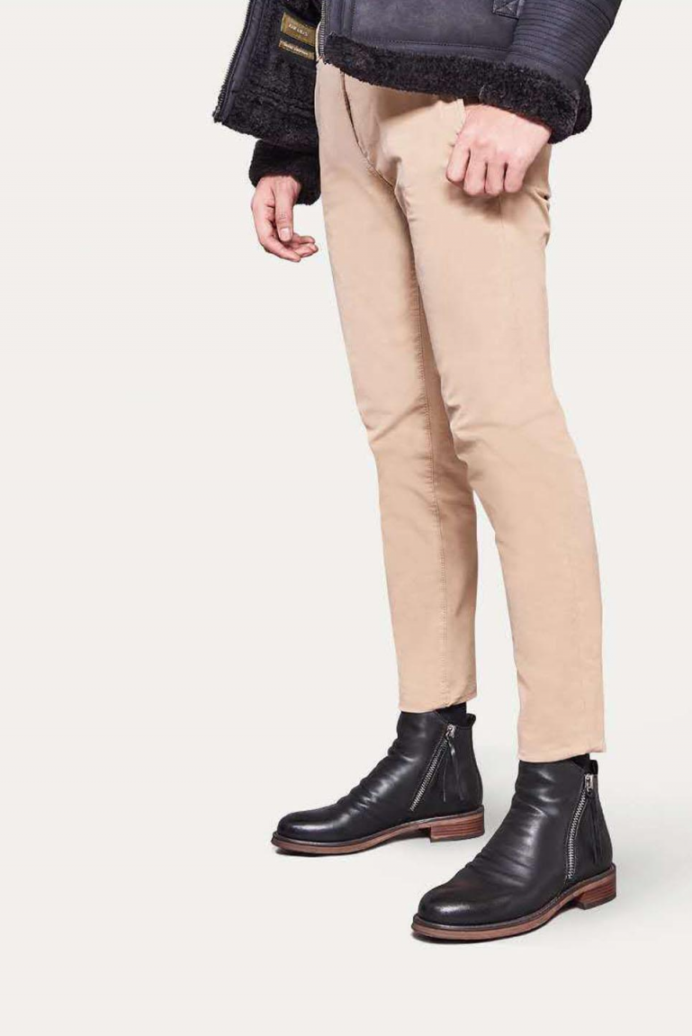 Hochwertige Lederstiefel mit rutschfester Sohle