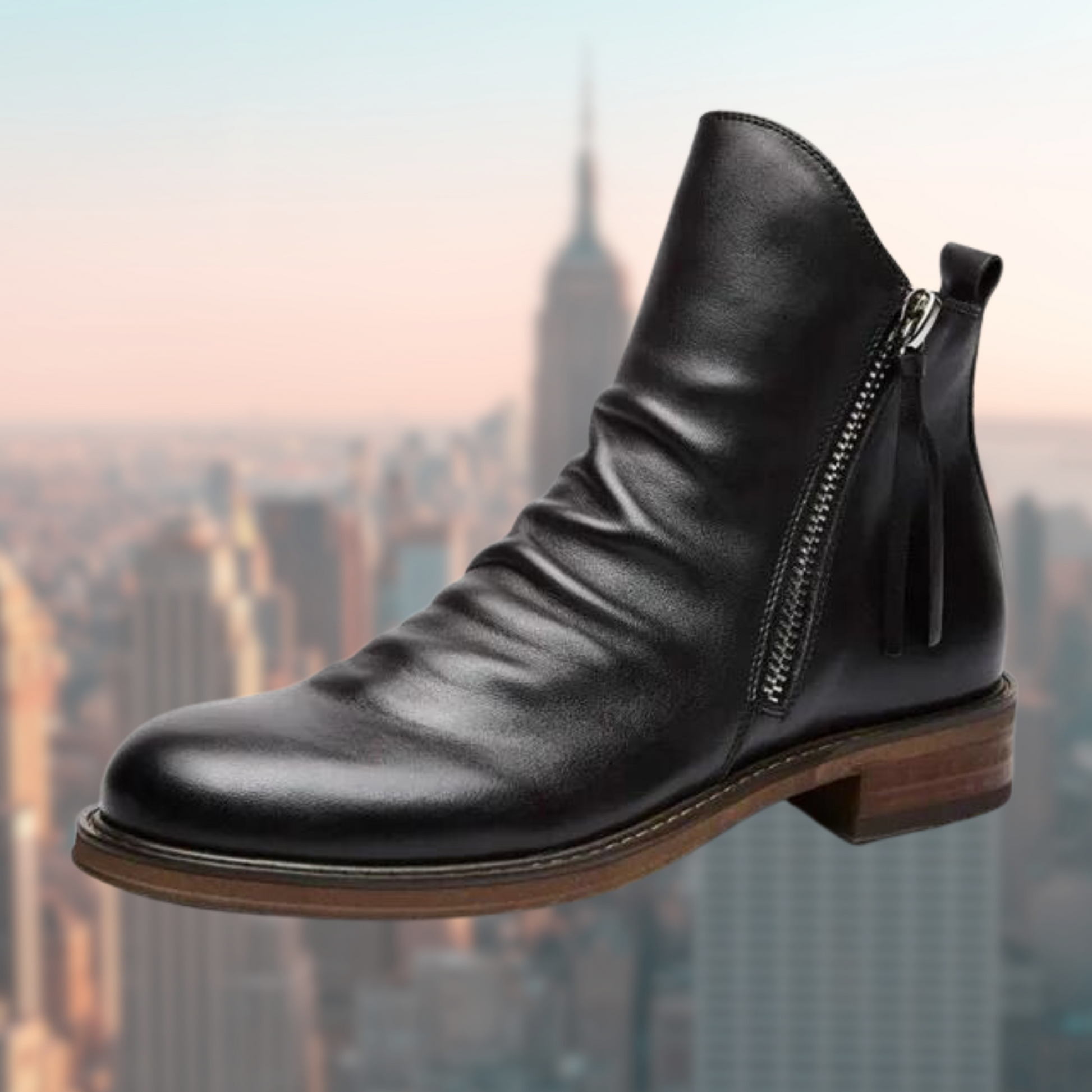 Hochwertige Lederstiefel mit rutschfester Sohle