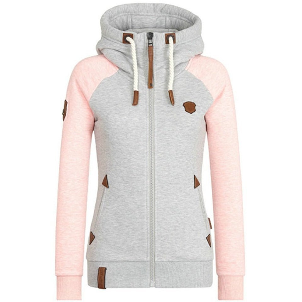 Damen Hoodie mit Reißverschluss - Slim Fit