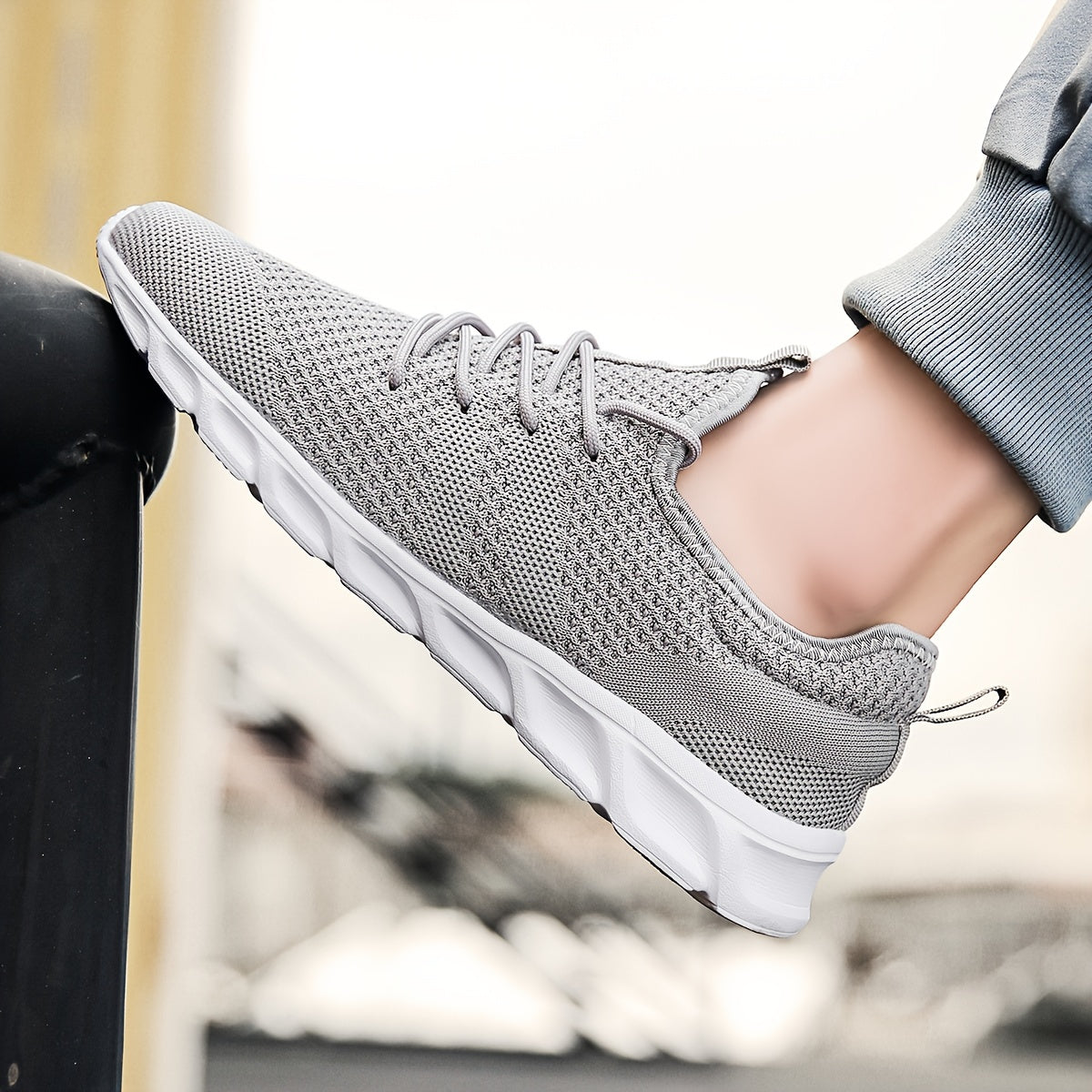 Herren Laufschuhe leicht & atmungsaktiv, Anti-Rutsch