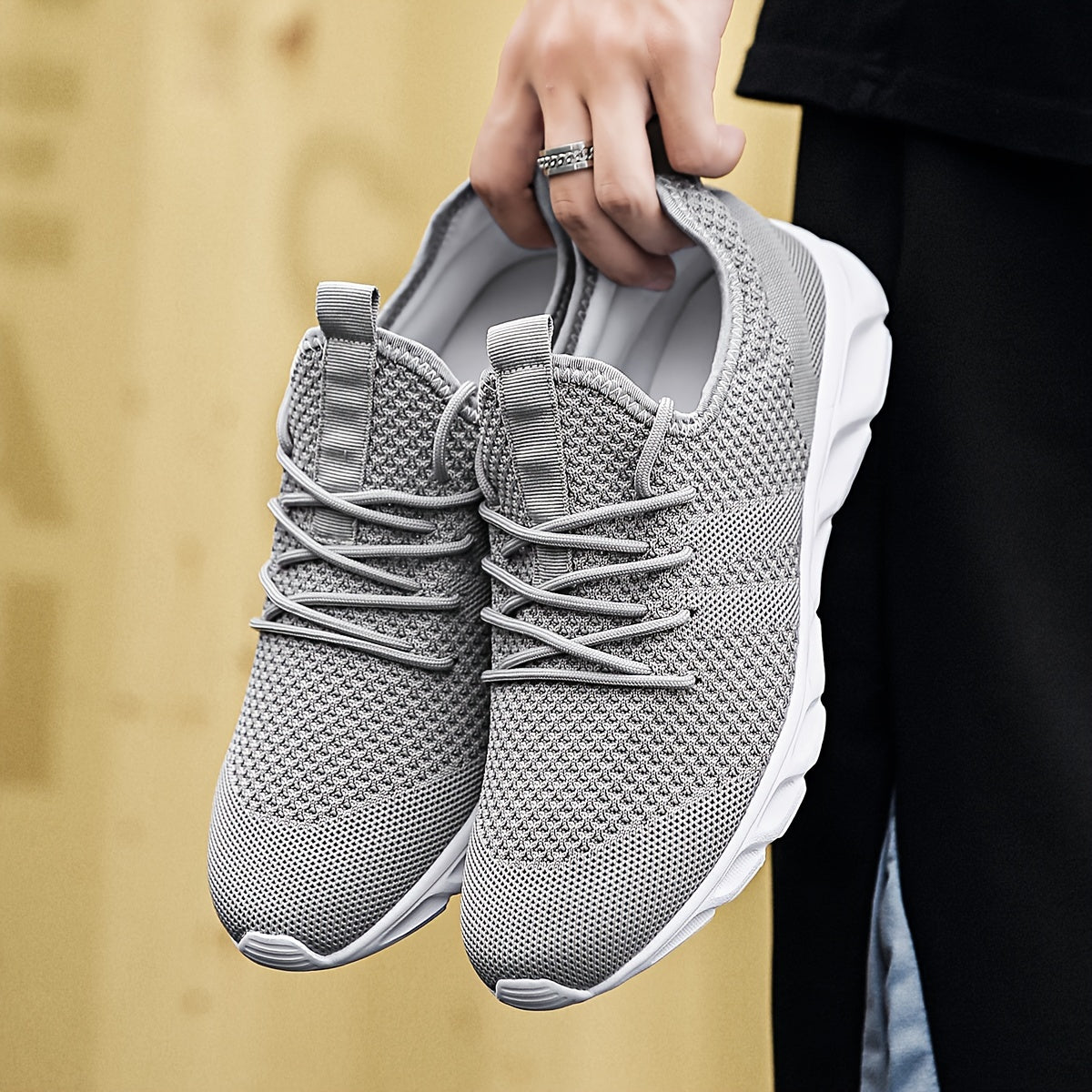 Herren Laufschuhe leicht & atmungsaktiv, Anti-Rutsch