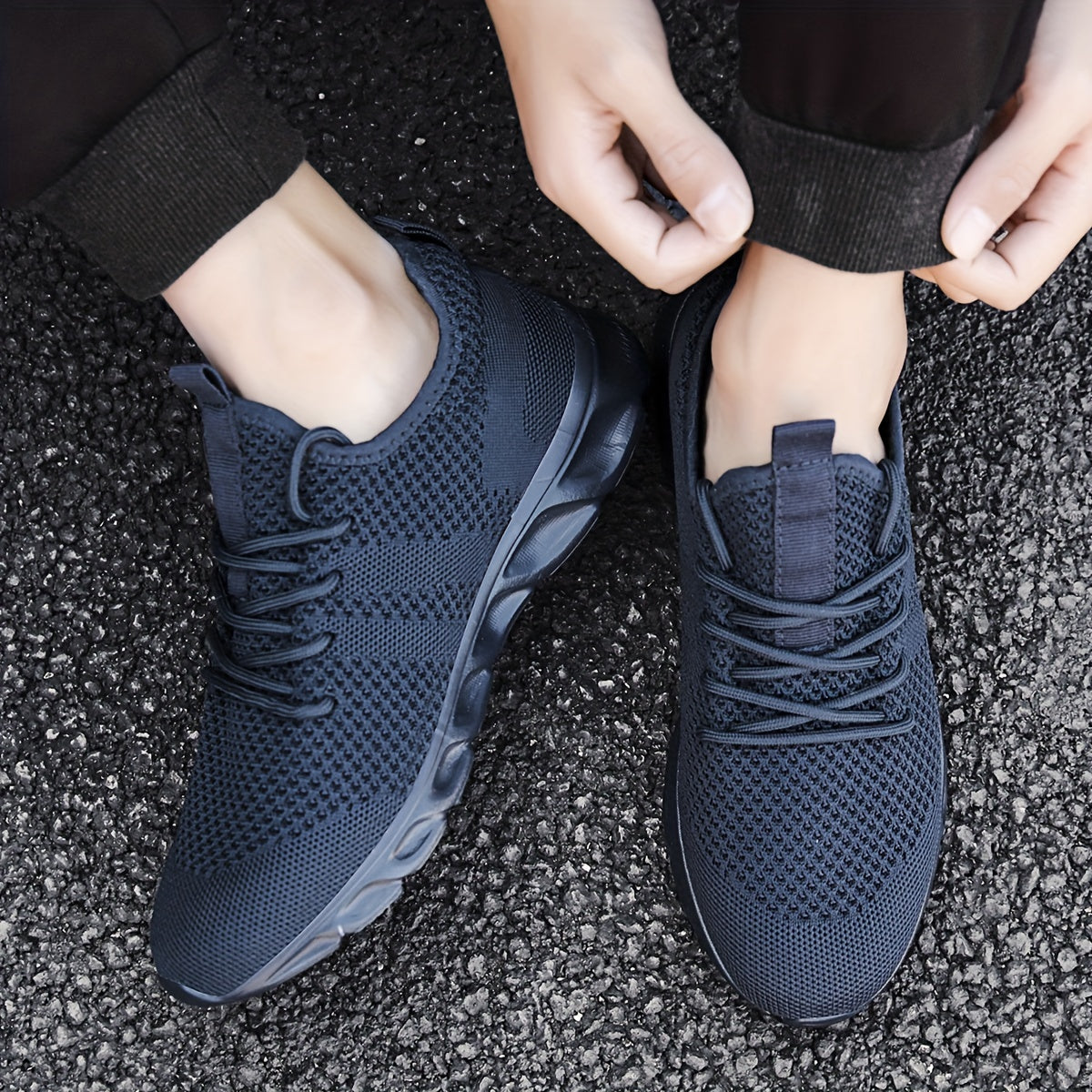 Herren Laufschuhe leicht & atmungsaktiv, Anti-Rutsch