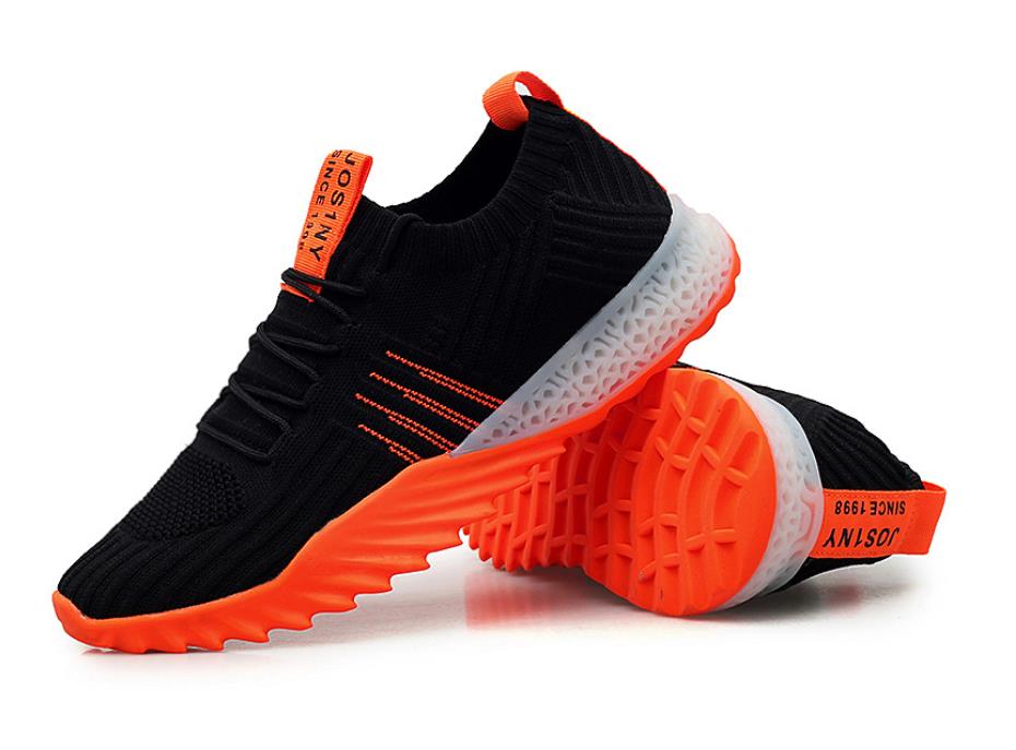 Atmungsaktive Sportsocken-Sneaker mit Gummisohle