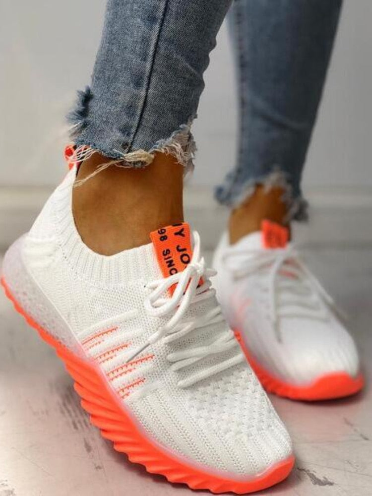 Atmungsaktive Sportsocken-Sneaker mit Gummisohle