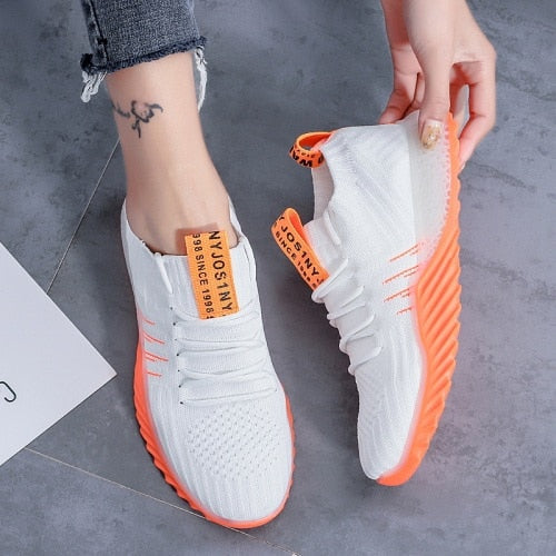 Atmungsaktive Sportsocken-Sneaker mit Gummisohle
