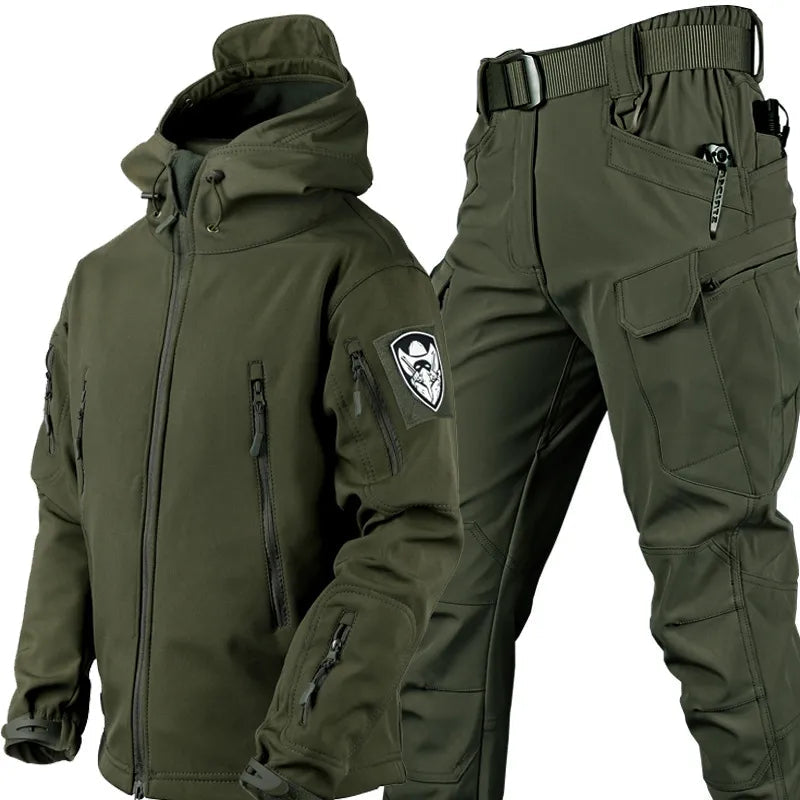 Wind- und Wasserdichtes Outdoor-Set: Jacke & Hose