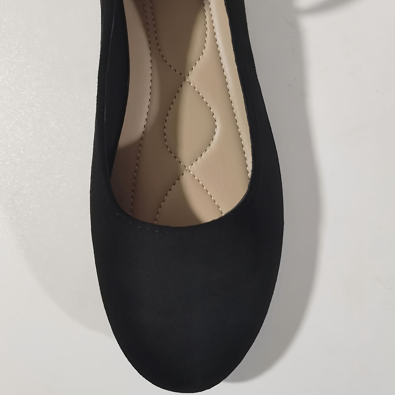 Klassische Ballerinas mit Riemchen - Einfarbig