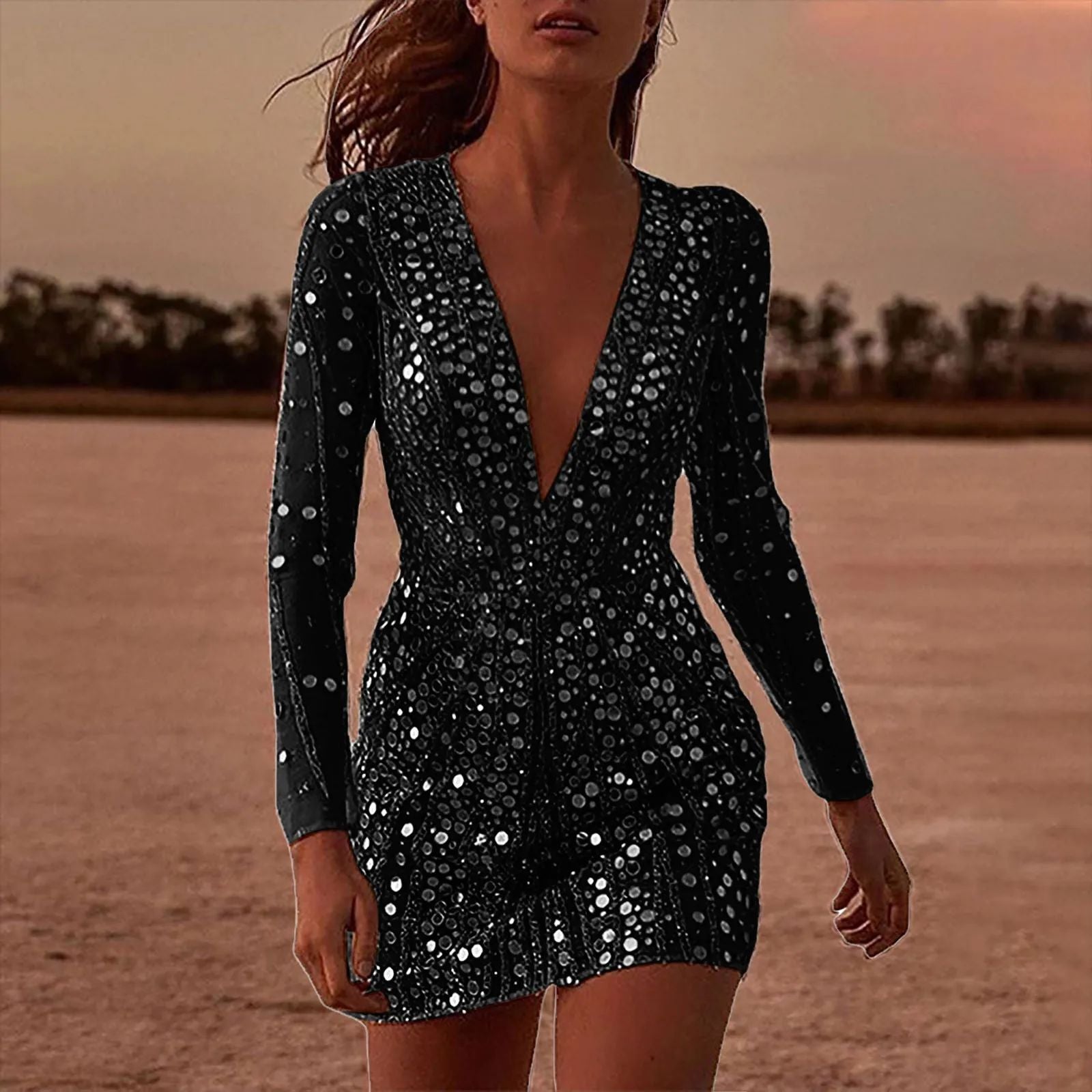 Glamouröses Paillettenkleid: Zeitloses Design & Komfort