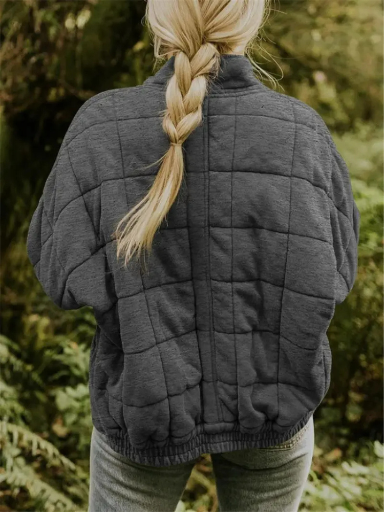 Damen Übergangsjacke: Dick gefüttert, Oversize