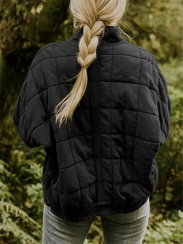 Damen Übergangsjacke: Dick gefüttert, Oversize