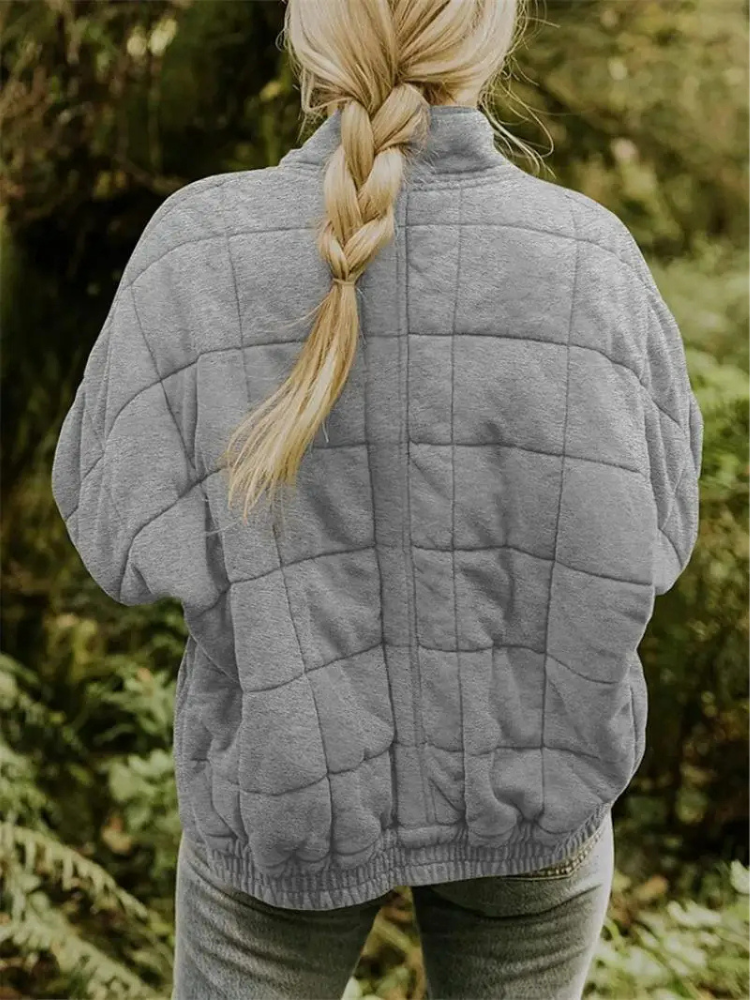 Damen Übergangsjacke: Dick gefüttert, Oversize