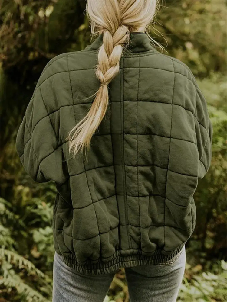 Damen Übergangsjacke: Dick gefüttert, Oversize