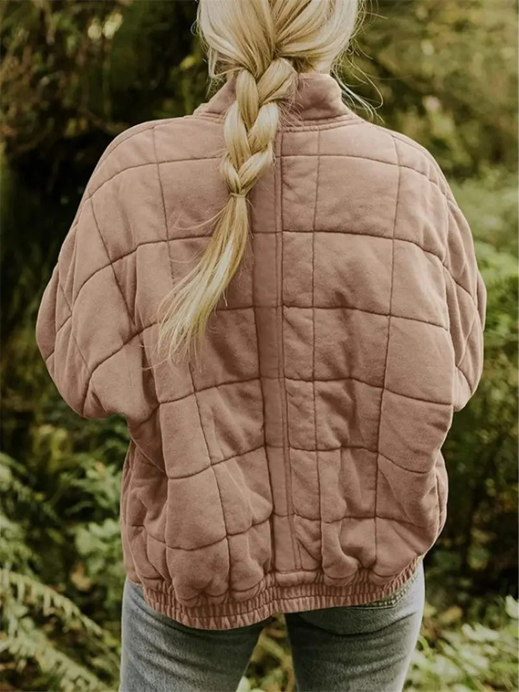 Damen Übergangsjacke: Dick gefüttert, Oversize