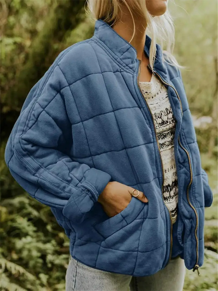 Damen Übergangsjacke: Dick gefüttert, Oversize