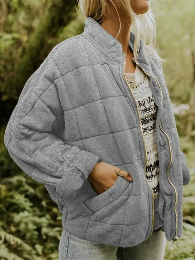 Damen Übergangsjacke: Dick gefüttert, Oversize