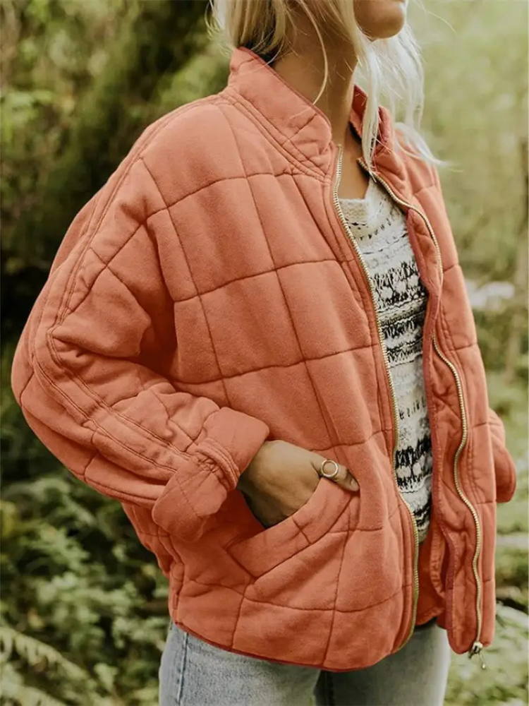Damen Übergangsjacke: Dick gefüttert, Oversize