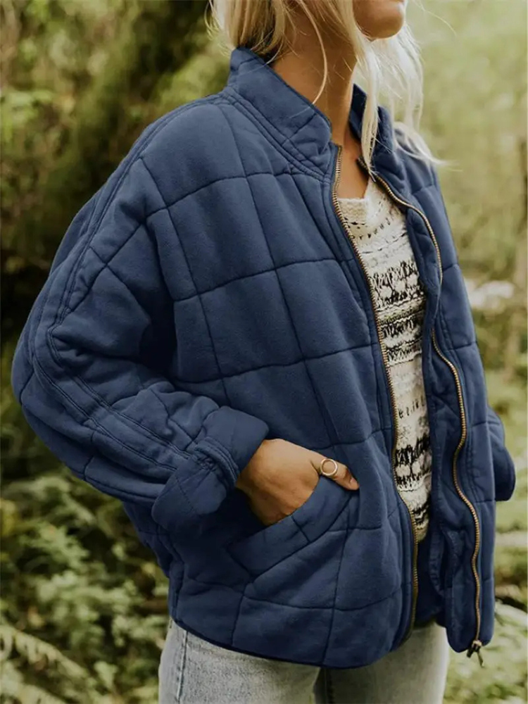 Damen Übergangsjacke: Dick gefüttert, Oversize