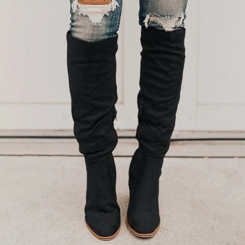 Elegante Kniehohe Damen-Stiefel