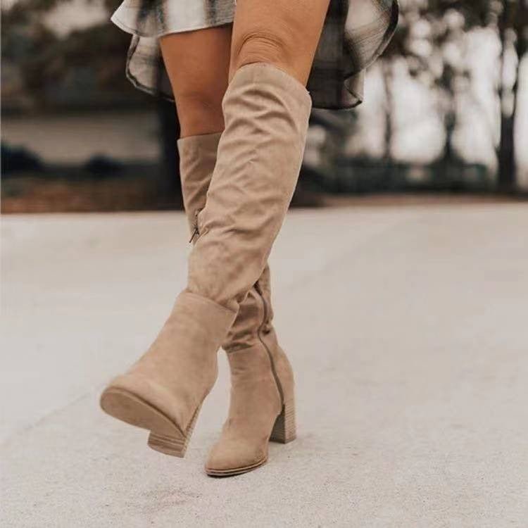 Elegante Kniehohe Damen-Stiefel