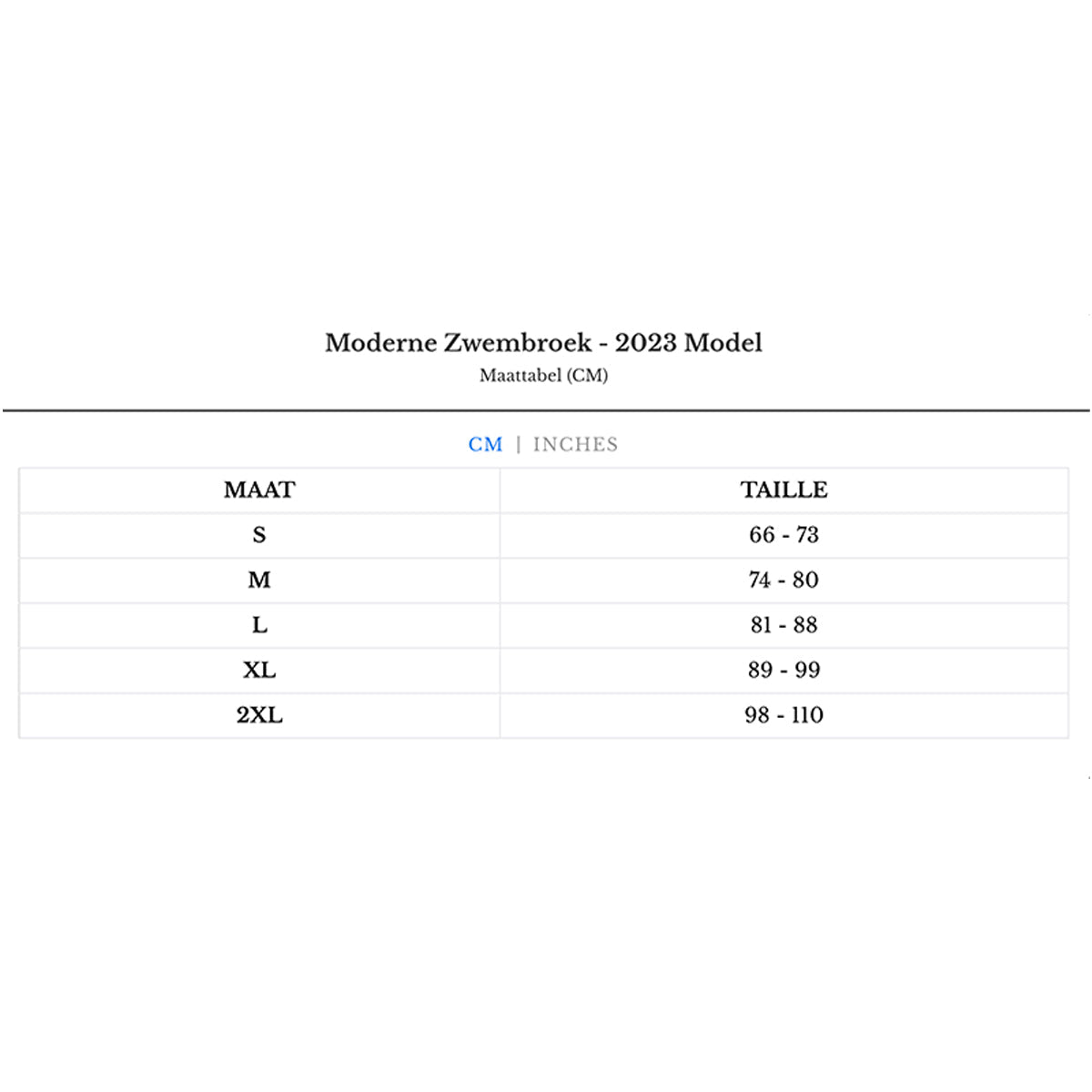 Moderne Badehose mit Komfortbund – Modell 2024