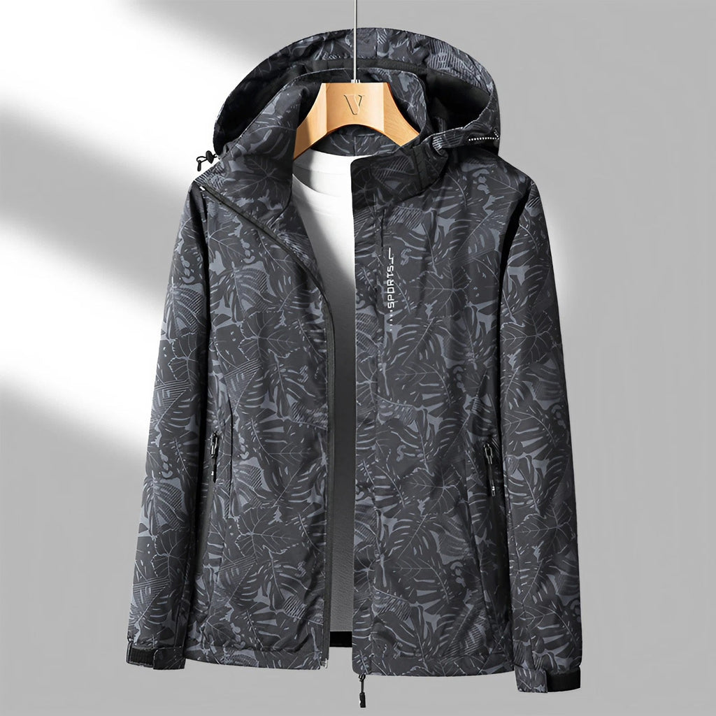 Wasserdichte Damen Regenjacke mit Kapuze