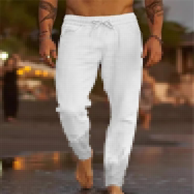 Lässige Herren Leinenhose