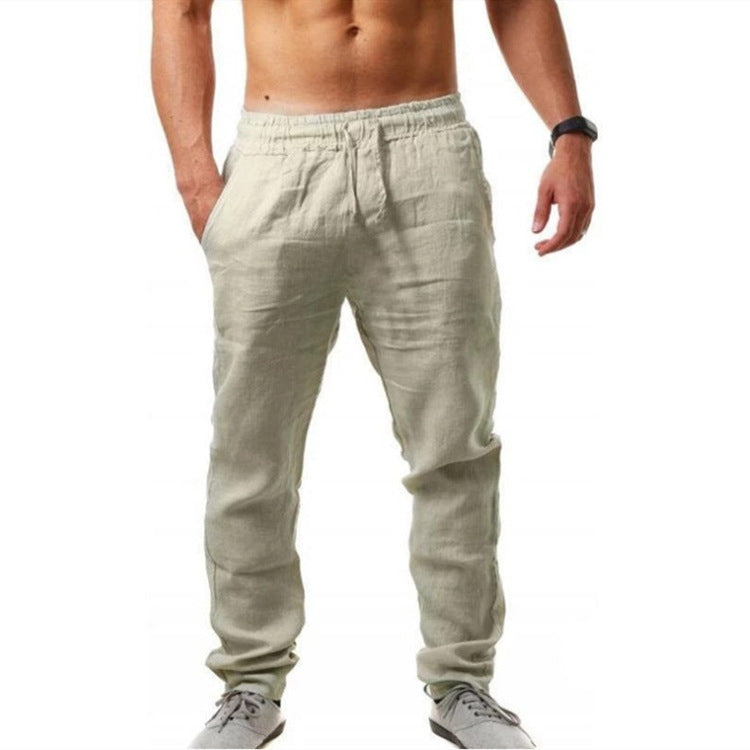 Lässige Herren Leinenhose