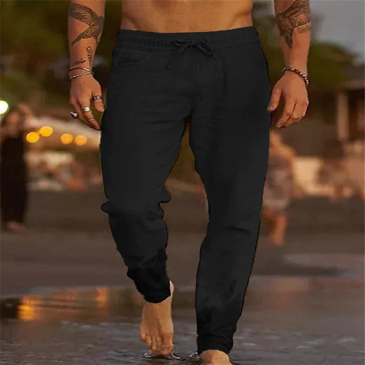 Lässige Herren Leinenhose