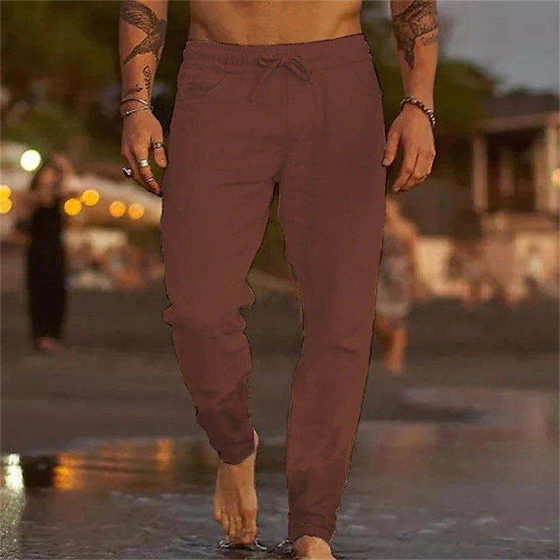 Lässige Herren Leinenhose