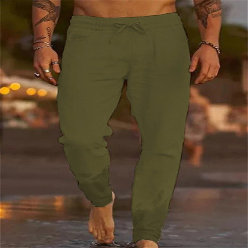 Lässige Herren Leinenhose