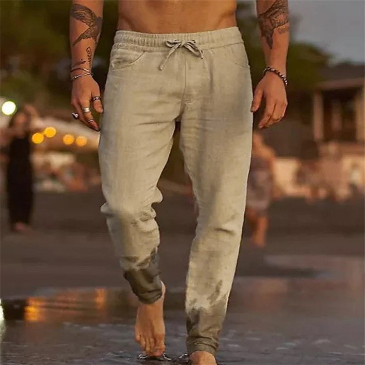 Lässige Herren Leinenhose
