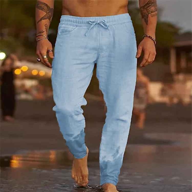 Lässige Herren Leinenhose