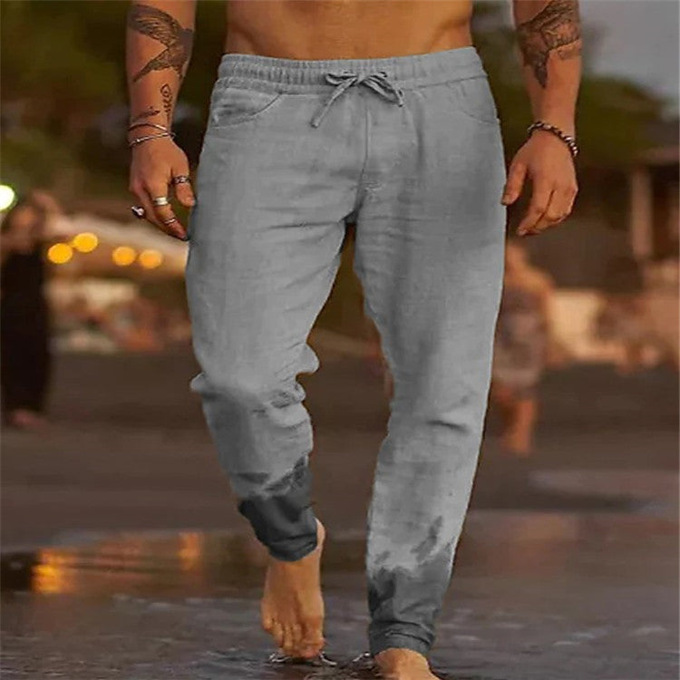 Lässige Herren Leinenhose