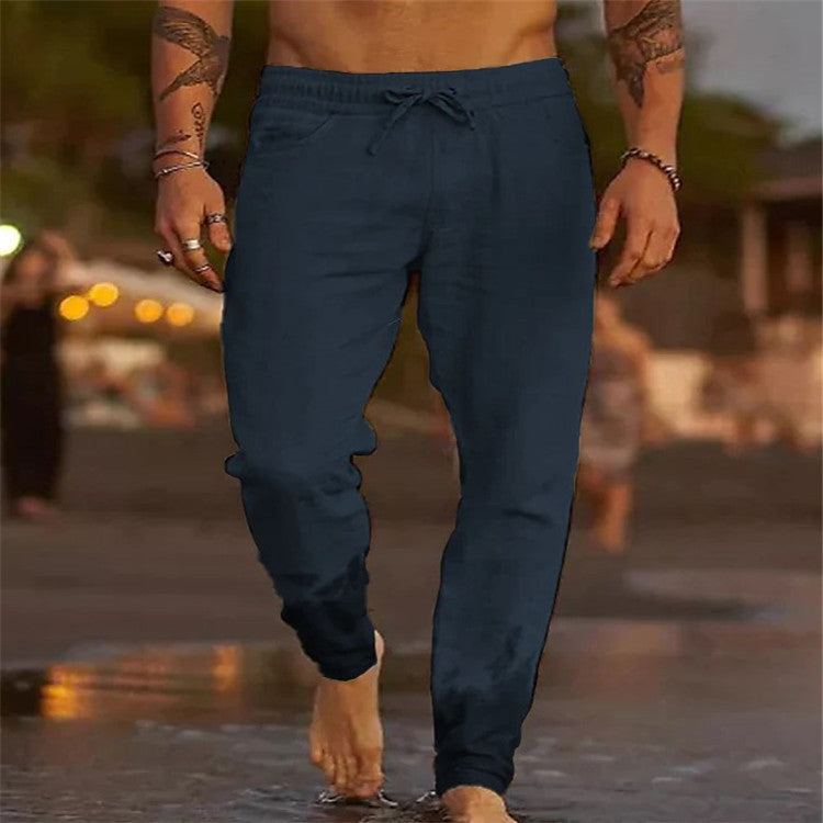 Lässige Herren Leinenhose