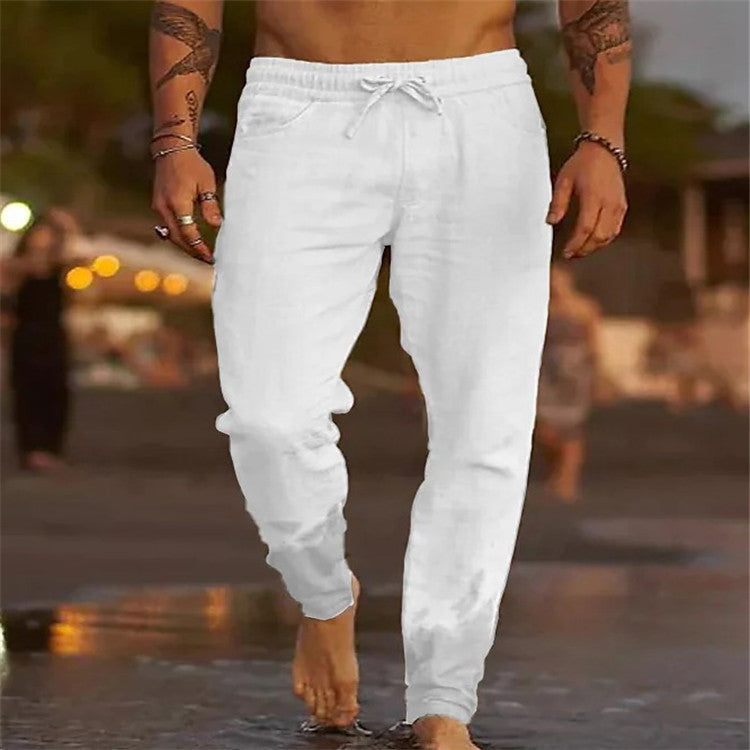 Lässige Herren Leinenhose