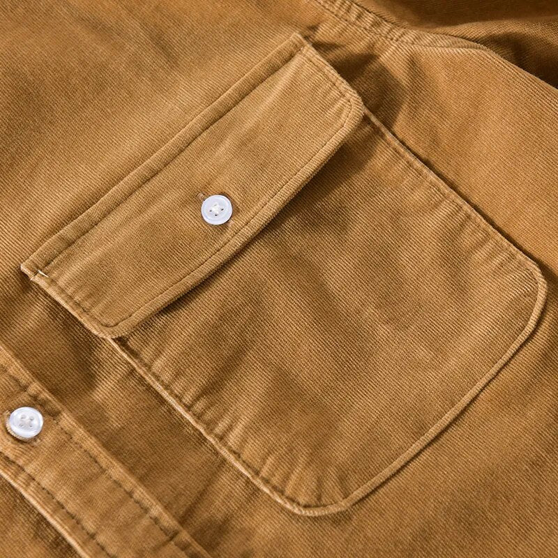 Langarm-Denim Overshirt: Weicher, vielseitiger Herren-Shirt