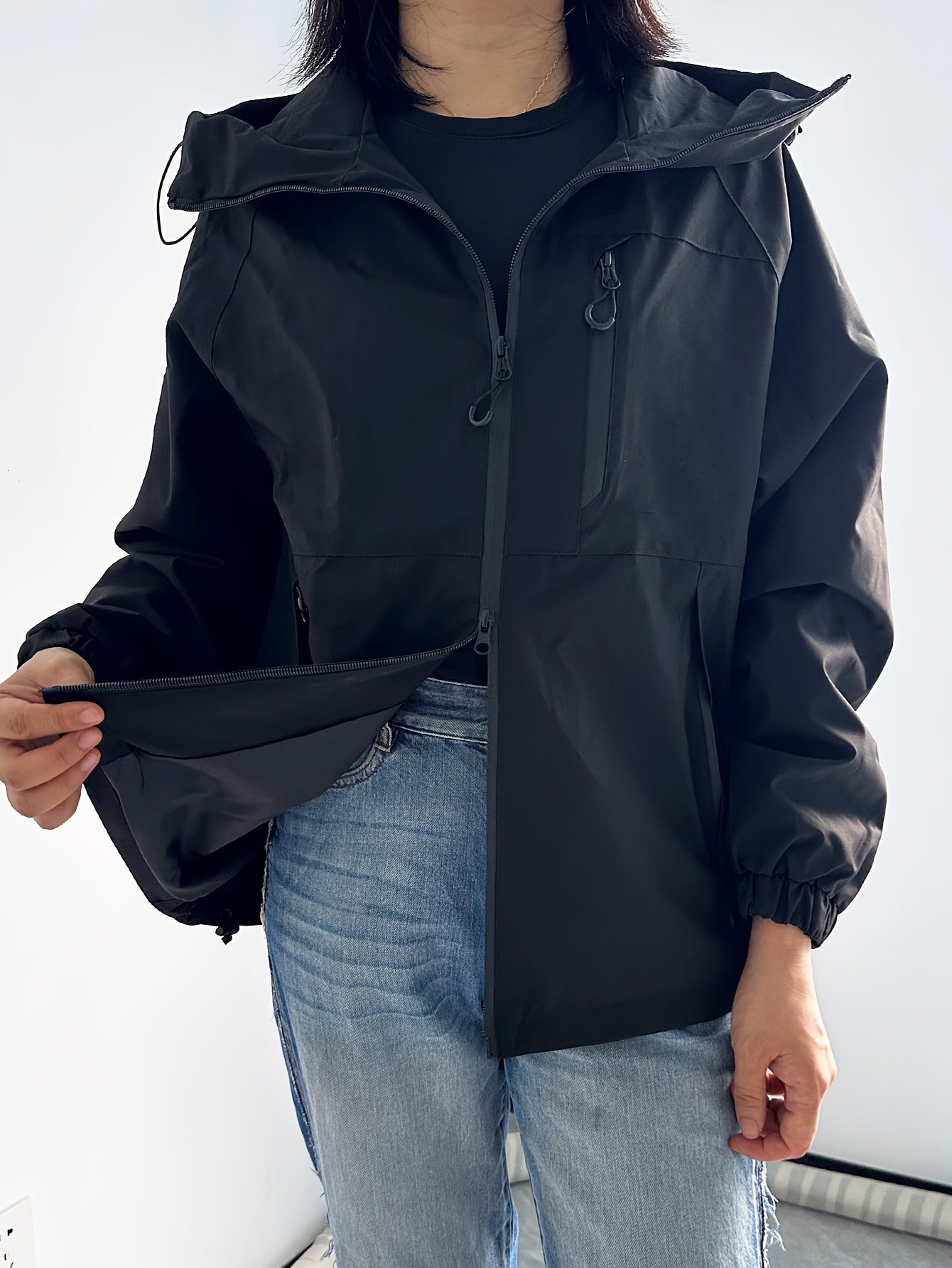 Wasserdichte & Winddichte Damen Regenjacke
