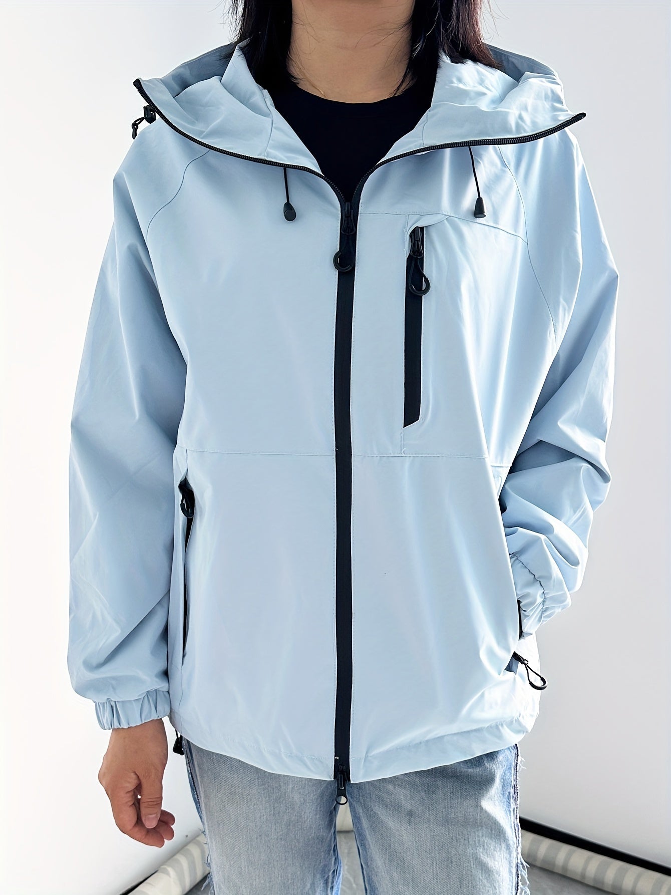 Wasserdichte & Winddichte Damen Regenjacke