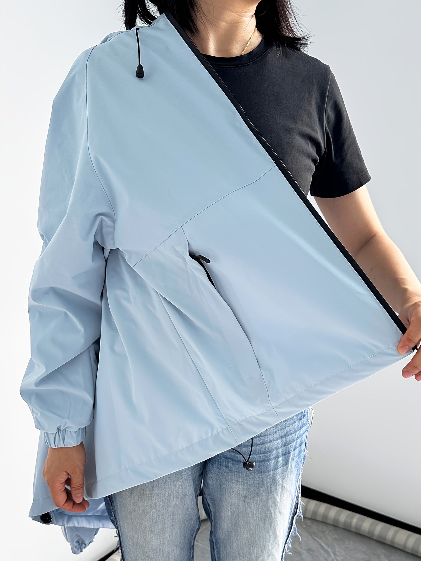 Wasserdichte & Winddichte Damen Regenjacke