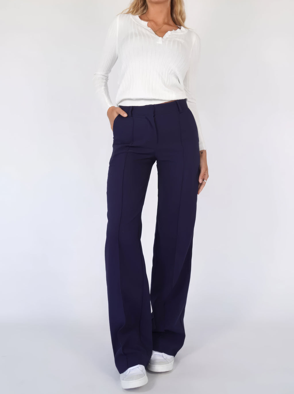 Zeitlose High Waist Hose - Klassischer Stil & Komfort