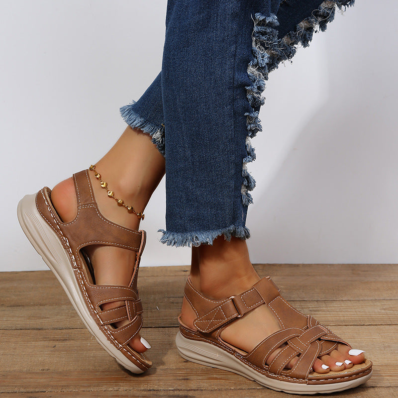 Damen Orthopädieschuhe mit Klettverschluss und Dämpfung