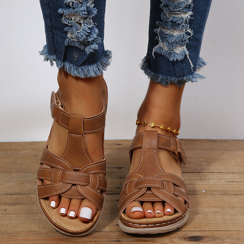 Damen Orthopädieschuhe mit Klettverschluss und Dämpfung