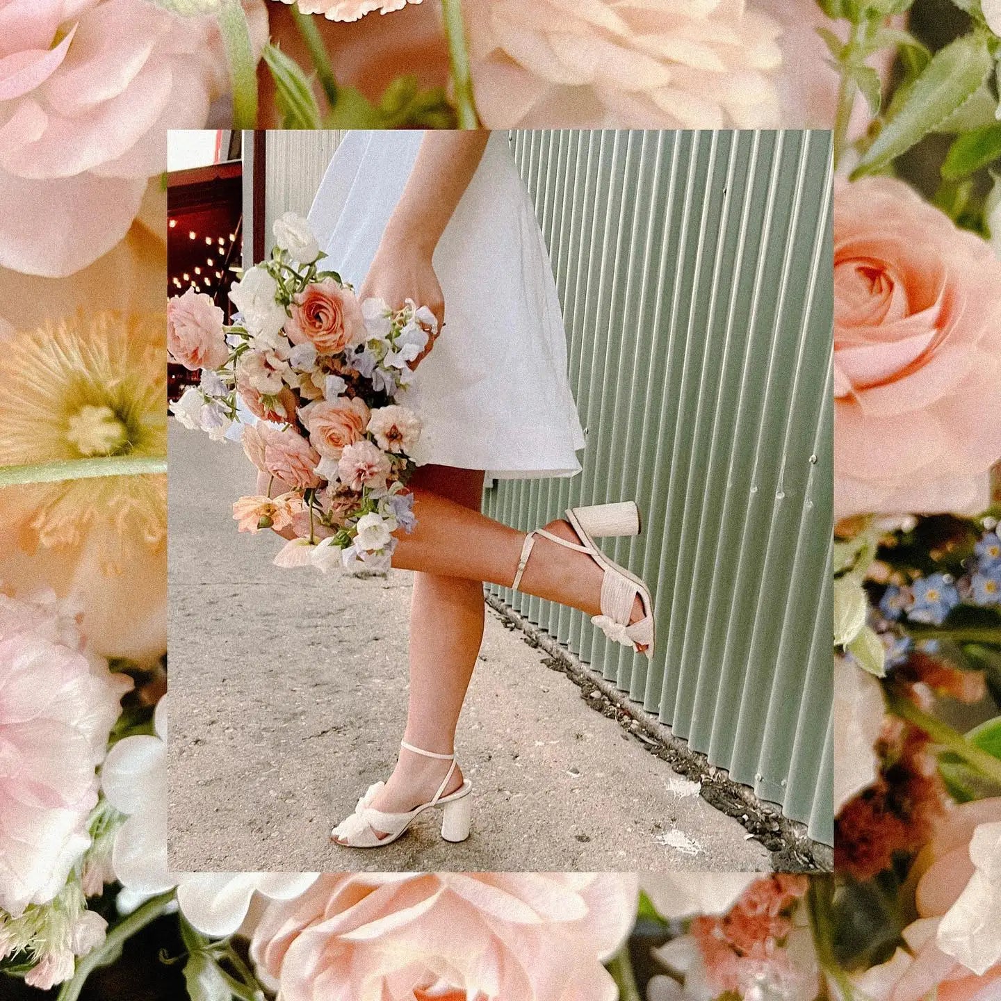 Look At Me Pumps: Hochhackige Sandalen mit quadratischem Absatz