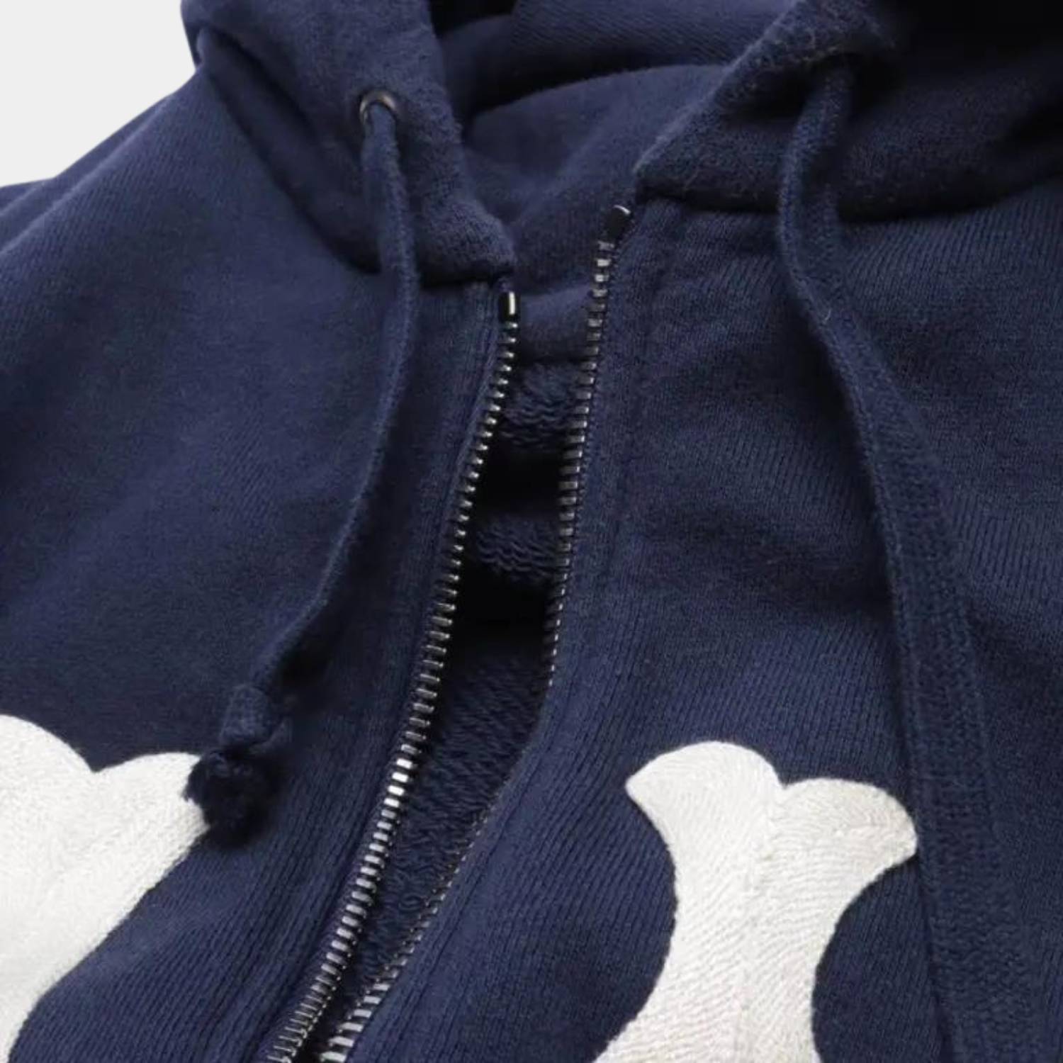 Unisex Kapuzenpullover mit Stickerei und verstellbarer Kapuze